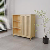 large-capacity single-door storage shelves in living rooms, bathrooms and other life scenes W2207P308721