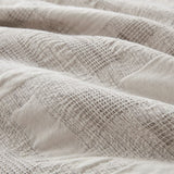 3 Piece Cotton Jacquard Duvet Set-Full/Queen B035P280384