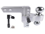 Adjustable Trailer Hitch Fit 2" inch Receiver, Aluminum Rapid Hitch 6" Drop/Rise 25543613