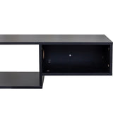 65.35in Wall Mounted Floating TV Stand with 20 Color LEDs and Charging Station W331P242458