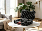 Weatherproof Hard Case with Pre-cut Foam, Heavy Duty Protective Dry Box with Retractable Pull 58994450