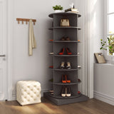 Grey 360 Rotating shoe cabinet 6 layers W1320140918