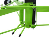 ZNTS Drywall Lift Panel 11' Lift Drywall Panel Hoist Jack Lifter,GREEN+BLACK W465121421