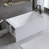 51'' Solid Surface Matte Tub, Freestanding Solid Surface Resin Stone Bathtub, Solid Surface Matte W2753P294506