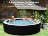 Large tub for 5 to 6 People, Portable Outdoor spa with 150 airjets and 1 Thermal Cover Massage 49023095