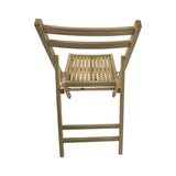Furniture Slatted Wood Folding Special Event Chair - Wood, Set of 4, FOLDING CHAIR, FOLDABLE STYLE W49542179