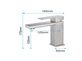 Waterfall Spout Bathroom Faucet,Single Handle Bathroom Vanity Sink Faucet 77875166