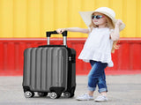 Vertical pattern four-in-one universal wheel with handle trolley case 16in 20in 24in 28in ABS 28403216