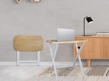 2pcs Tray Table Set - Natural/White 04875501