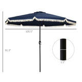 ZNTS Outdoor beach umbrella / Sun Umbrella （Prohibited by WalMart） 29746302