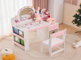 White pink star castle elements MDF particleboard spray paint, silkscreen printing, 62493153