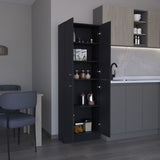 Lynch Kitchen Pantry Storage Cabinet 71" Height, With 4 Doors, 5 Adjustable Shelves, Freestanding B200P188841