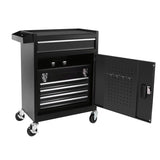 ZNTS Rolling Garage Workshop Organizer 5 Drawer Tool Chest with Large Storage Cabinet, W1239P176618