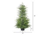 Ultra-Realistic Artificial Christmas Tree Dense Lush Look Detachable Packaging Indoor Outdoor Decor 99925990