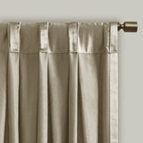 ZNTS Pleat Curtain Panel with Tieback B035129639