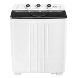 ZNTS Twin Tub with Built-in Drain Pump XPB45-428S 20Lbs Semi-automatic Twin Tube Washing Machine for 00898133