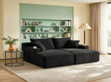 63.78" Modular Sectional Sofa,Cloud Sectional Couch with Deep Seat,Upholstered Boneless Couches for W6263P547479