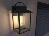 Outdoor Porch Lights, Textured Black Exterior Lighting Fixtures Wall Mount, Modern Outdoor Wall W2714P218401
