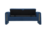 Modern Teddy Bed End Bench with Arms and Storage,Upholstered Large Foot Rest Stool, Comfy Window W2671P303032