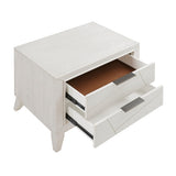 Antique White Finish Nightstand with Drawers Modern Bedroom Furniture 1pc B011P286903