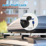 Car Roof Rack Cross 1.22m Thick Aluminum Crossbars Universal Roof Rack Adjustable Roof Cross 43450538