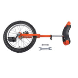 Height Adjustable Unicycle, 16 Inch Wheel Monocycle for Balance Exercise, Easy Assembly Singe Wheel 34983371