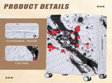 28 Inch PC Spinner Wheel Luggage, Carry on Suitcase, With Printed pattern and Combination Lock W2787P487187