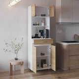 Sicilia Pantry Cabinet Freestanding Kitchen Storage Unit For Food, Dishes, Or Appliances, White/ B200P335383