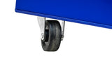 Detachable 5 Drawer Tool Chest with Bottom Cabinet and One Adjustable Shelf--Blue 35102521