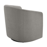 Ardena Grey Swivel Barrel Chair B050P322595