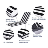 1PCSOutdoor Lounge Chair Cushion Replacement Patio Funiture Seat Cushion Chaise Lounge W41955972