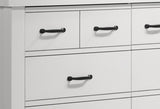 Cassini 51" White 6-Drawer Dresser B061125421