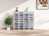 White, Small Size, 32PCS, 33*23*14cm, Shoe Box, Plastic Mesh, Freely Combinable 22838461