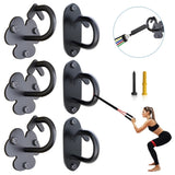 ZNTS 6-piece ceiling hooks Anchor point Resistance Band Hooks Heavy Duty hanger Resistance Band Wall 63842663