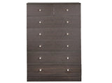 Brown particleboard with a textured melamine finish, 66*40*131cm, 52 drawer cabinet, matte gold 50861733