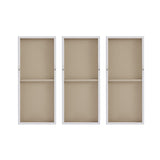 Gold Foil Abstract 3-piece Canvas Wall Art Set B03598820