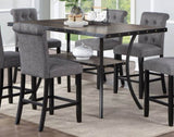 Dining Room Furniture Natural Wooden Rectangular Dining Table 1pc Counter Height Dining Table Only B011P160054