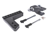 Adjustable Trailer Hitch for 2.5-In Receiver 6-In Drop/Rise Aluminum Drop Hitch 18500LBS Dual-Ball 68272432
