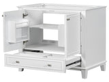 30" Bathroom Vanity without Sink, Base Only, Multi-functional Bathroom Cabinet with Doors and WF306250AAK