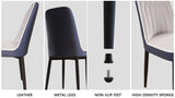 A set of 4 dining chair, modern style chair made of high-quality PU Leather fabric with thick soft W2189P168409
