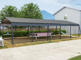 1326.5 FT Carport, Heavy Duty Carport Canopy with Galvanized Steel Roof and Frame, Metal Carport W540P478290