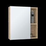 Labelle Medicine Cabinet With Mirror, Five Internal Shelves, Single Door -Pine B20091925