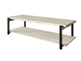 Rustic Metal TV Console for TVs up to 48", Light Grey 30760772