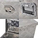 39Silver Aluminum Tool Storage Box Fit For Pickup Truck Bed Lock MT018011 20114098