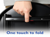 Vinyl Padded Folding Counter Stool, Black 21415537