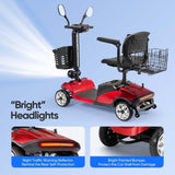 4 Wheel Compact Heavy Mobility with Lights, Battery Powered Electric Mobility Scooter, Electric 22930525