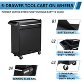 Tool Chest,5-Drawer Rolling Tool StorageCabinet with Enhanced Packaging, DetachableTop Tool Box, 36334221