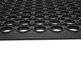 Bar Kitchen Industrial Multi-functional Anti-fatigue Drainage Rubber Non-slip Hexagonal Mat 18126063