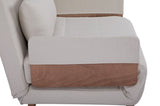 TRIO Modern Foldable Sofa Bed - Single-Seater with Breathable Linen Fabric, Converts in 10 Sec, W3391P325003