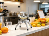 4-Blade Commercial Vegetable Fruit Chopper, Stainless Steel French Fry Cutter with 1/4" 3/8" 1/2" 17958472